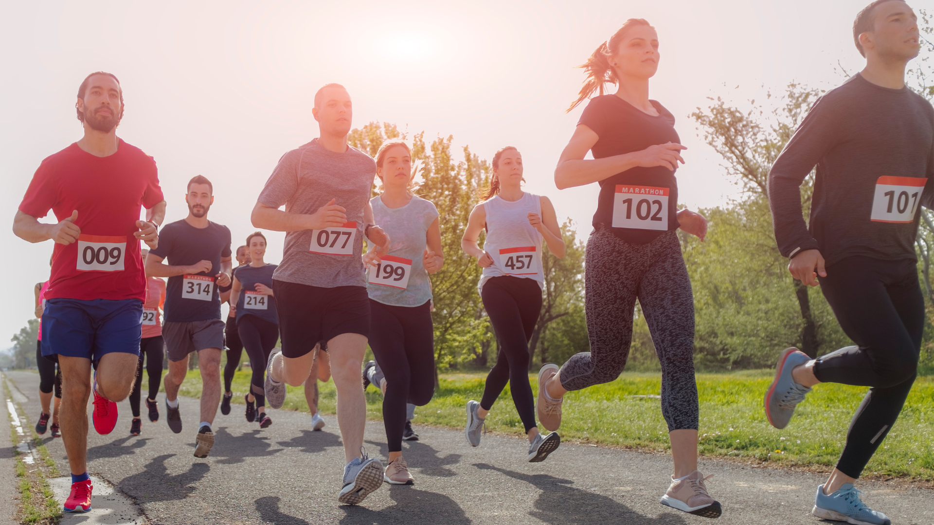 Marathon Runners 