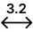 Garages up to 3.2m wide icon