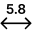 Garages up to 5.8m wide icon