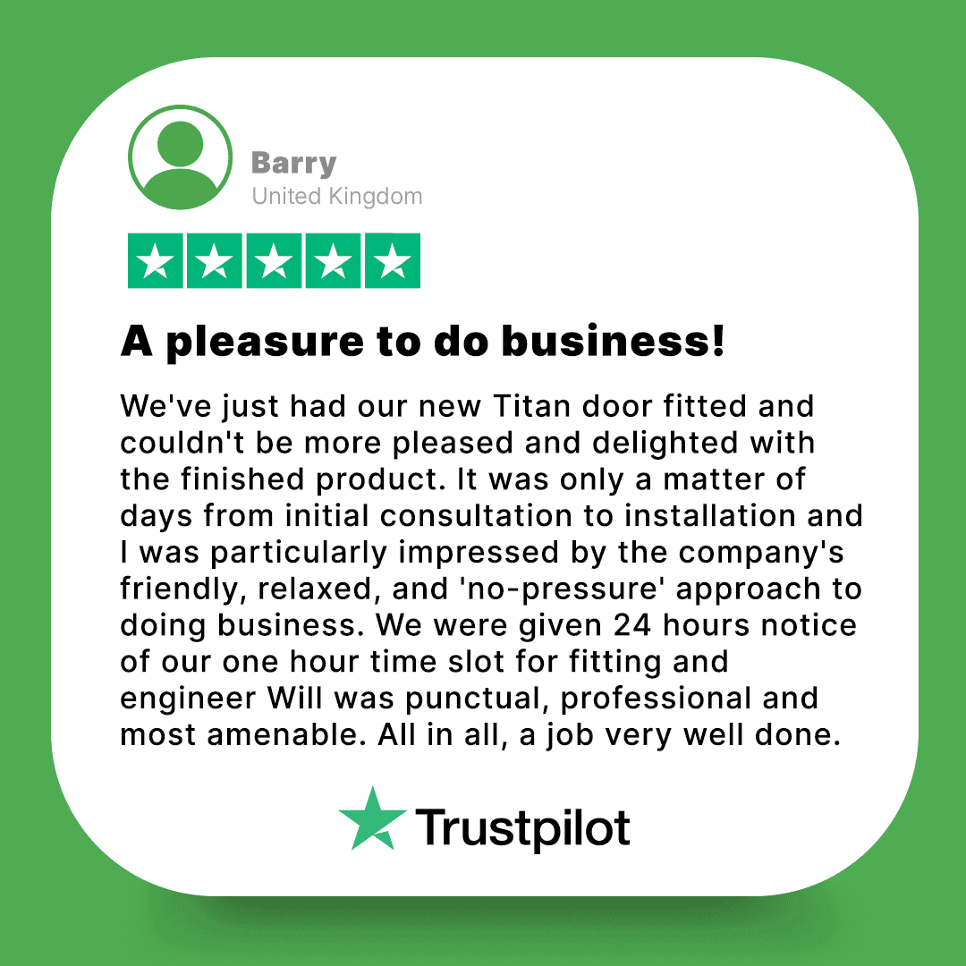 Trustpilot review from a happy Garolla customer