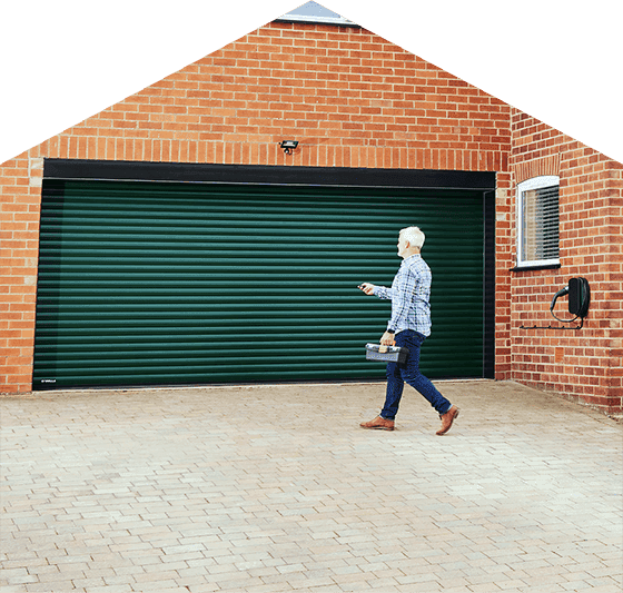 Garolla green Titan XL electric roller garage door