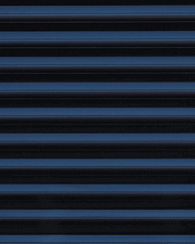 Garolla black roller garage door slats up close